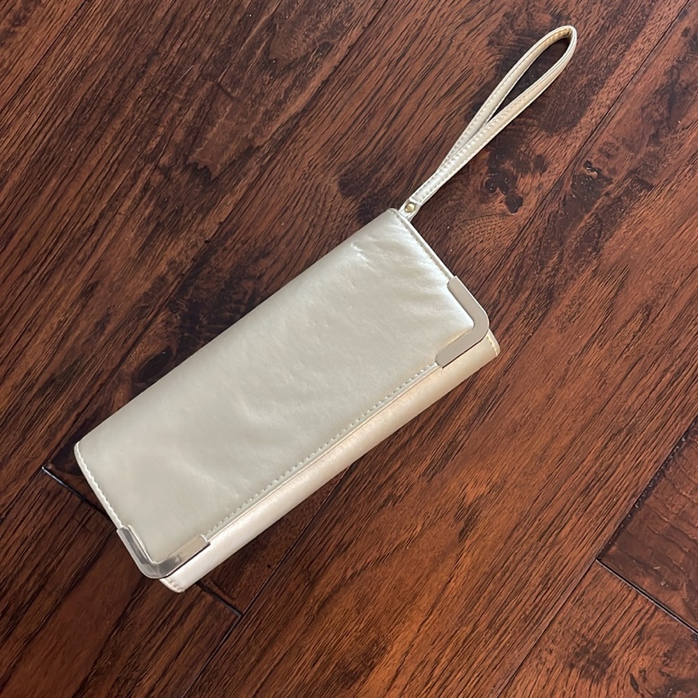 Elegant Gold Metallic Clutch